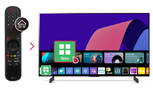 IPTV on LG TV app store