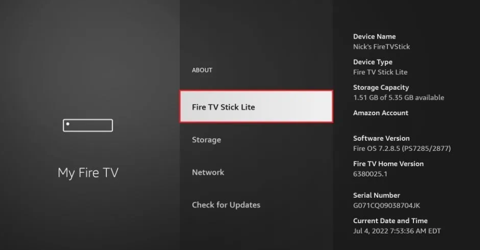 Developer Options on FireStick