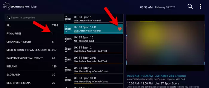 how-to-add-live-tv-channels-to-favorite-in-iptv-smarters-pro